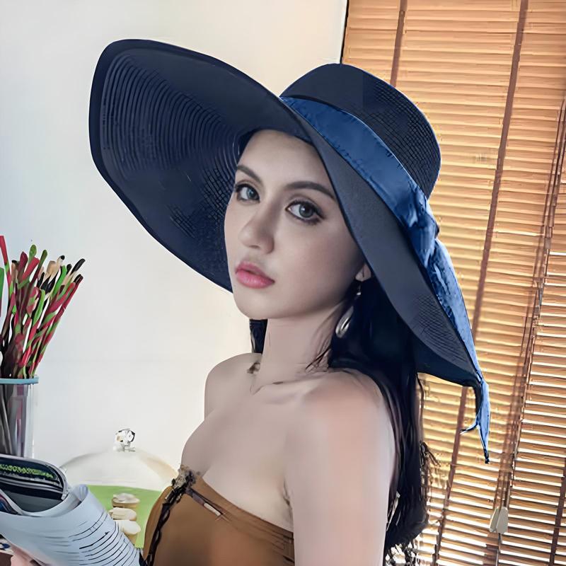 หมวกสตรีแบบใหม่สำหรับขาย หมวกฟ - Bucket Hat Straw บทวิจารณ์และราคา