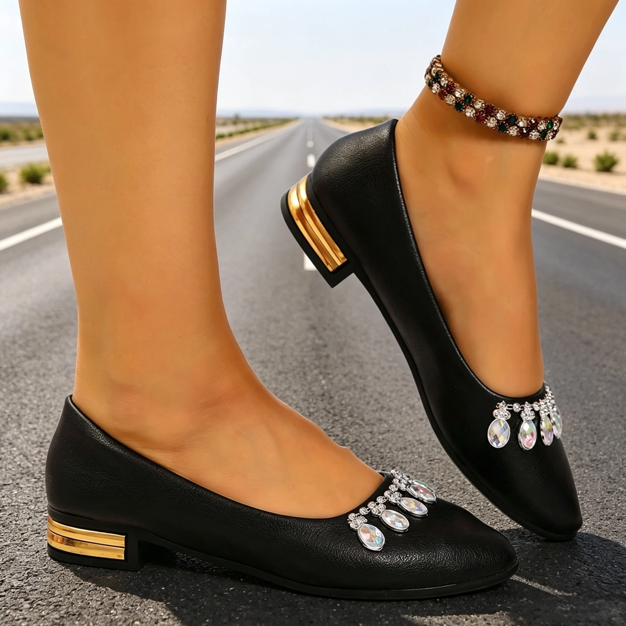 รองเท้าส้นแบนสำหรับผู้หญิง หัว - Espadrille Slip On บทวิจารณ์และราคา